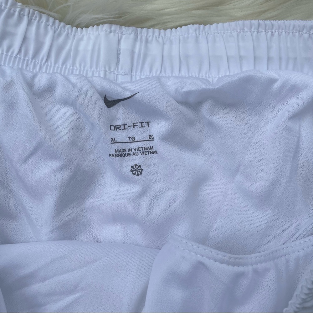 Nike White Dri-Fit Running Shorts - Picture 2 of 3